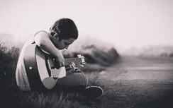 Kid with guitar